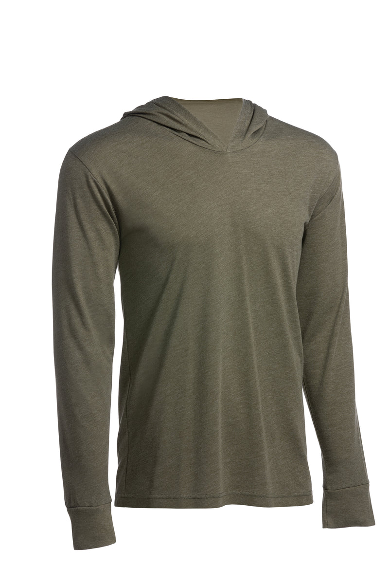 Lightweight Hoodie Long Sleeve T-Shirt- Covert